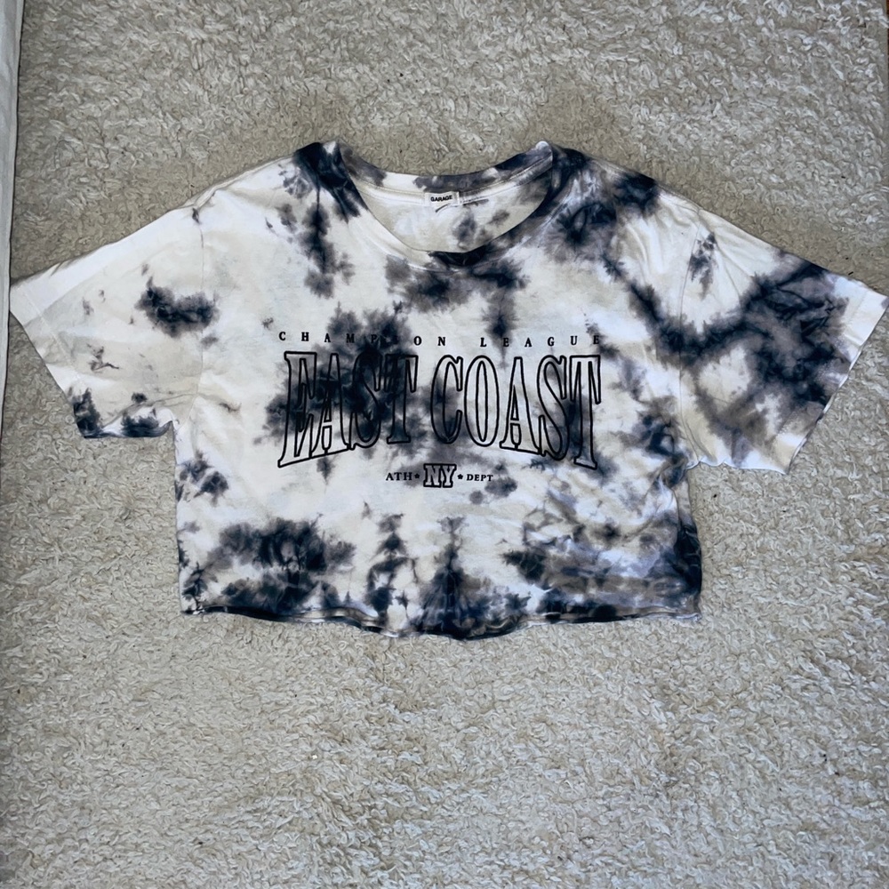 Garage Vintage Tie Die Crop Top XS